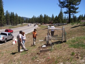Rainfall Simulation at the Truckee Bypass